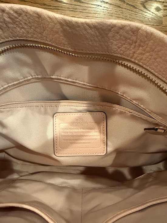 Coach Isabelle Pebble Leather Convertible Shoulder Crossbody blush pink - Picture 4 of 6